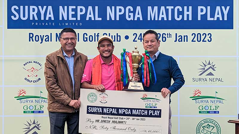Dinesh wins Surya Nepal NPGA Match Play title